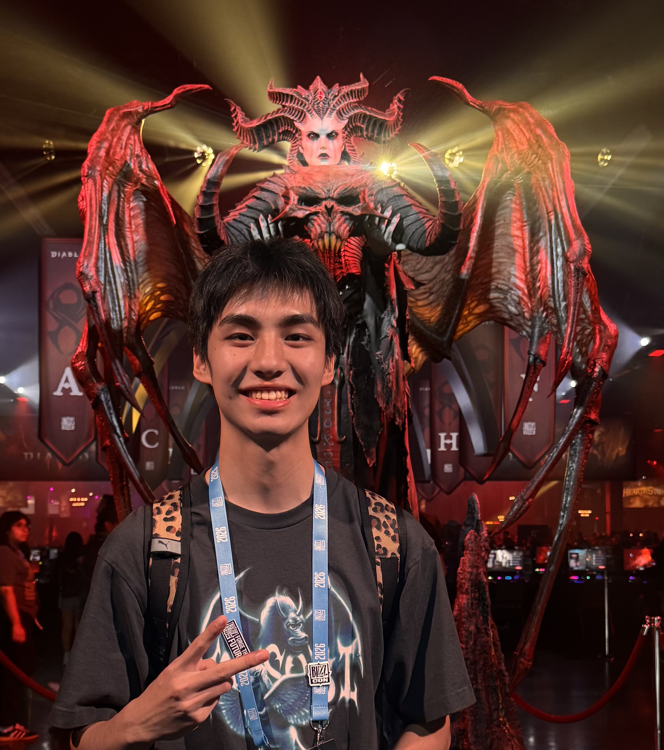 Forest Wu at BlizzCon